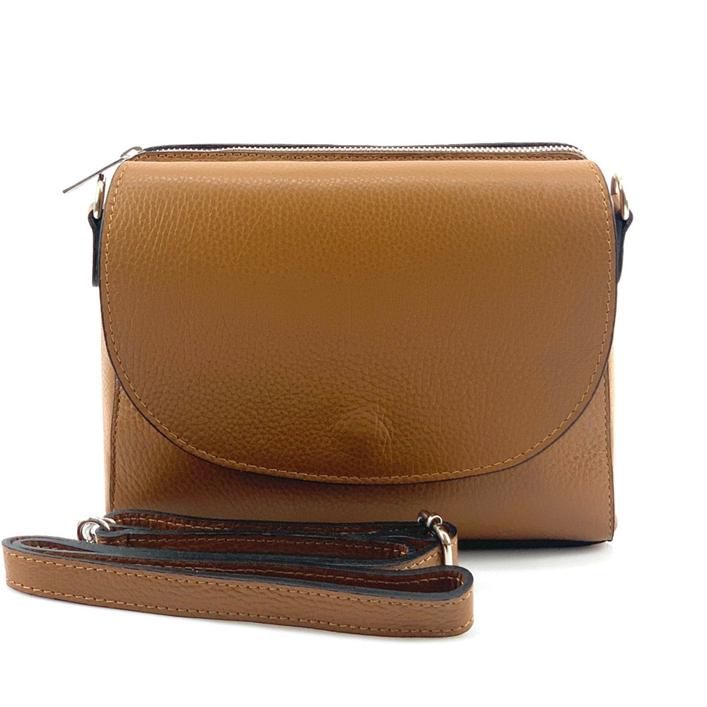 Ester Leather Shoulder Bag - Made In Italy