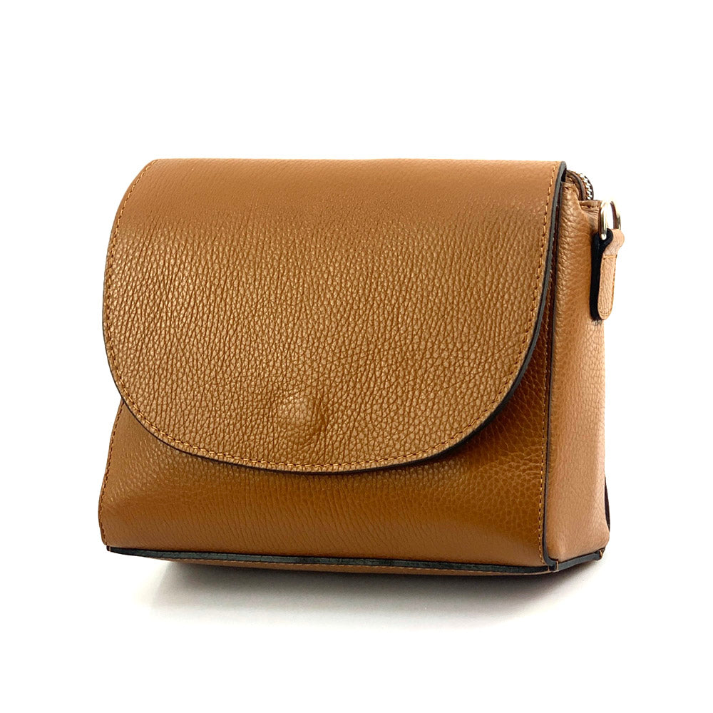 Ester Leather Shoulder Bag - Made In Italy