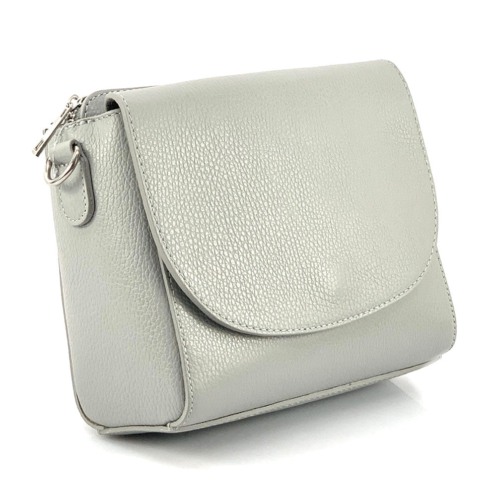 Ester Leather Shoulder Bag - Made In Italy