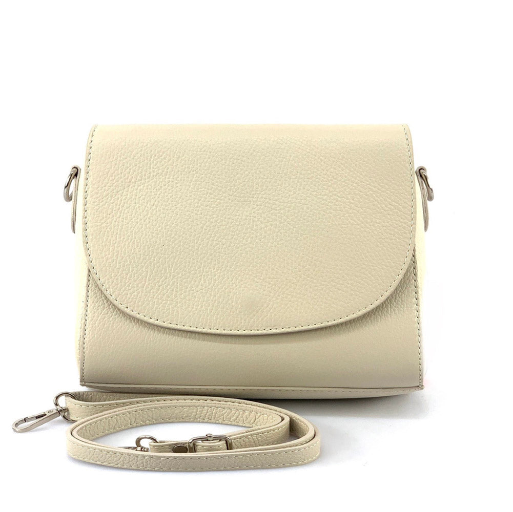 Ester Leather Shoulder Bag - Made In Italy