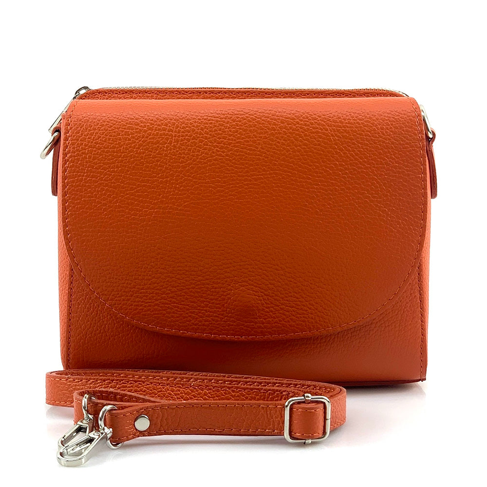 Ester Leather Shoulder Bag - Made In Italy