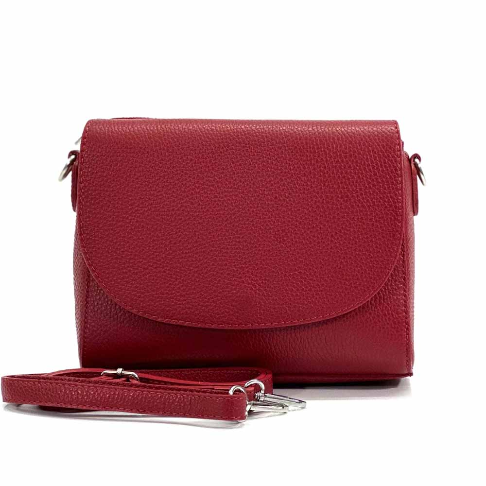 Ester Leather Shoulder Bag - Made In Italy