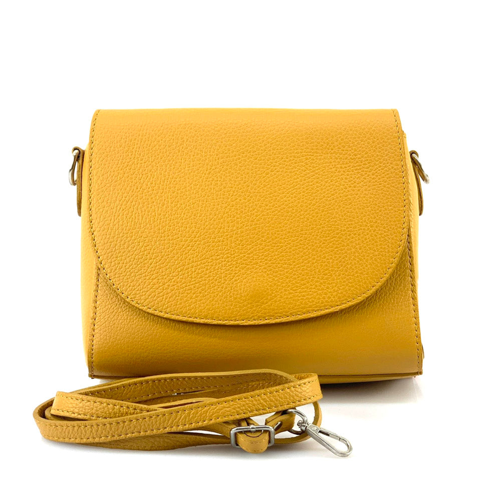 Ester Leather Shoulder Bag - Made In Italy