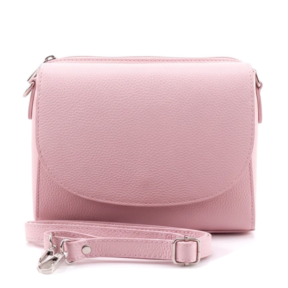 Ester Leather Shoulder Bag - Made In Italy