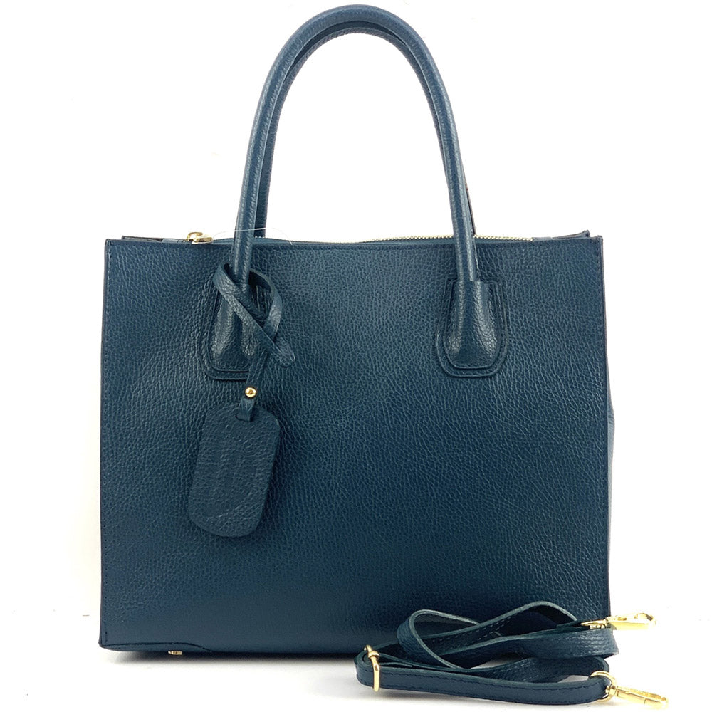 Corinna Leather Tote Bag - Made In Italy