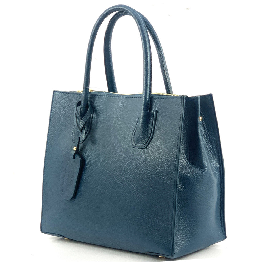 Corinna Leather Tote Bag - Made In Italy