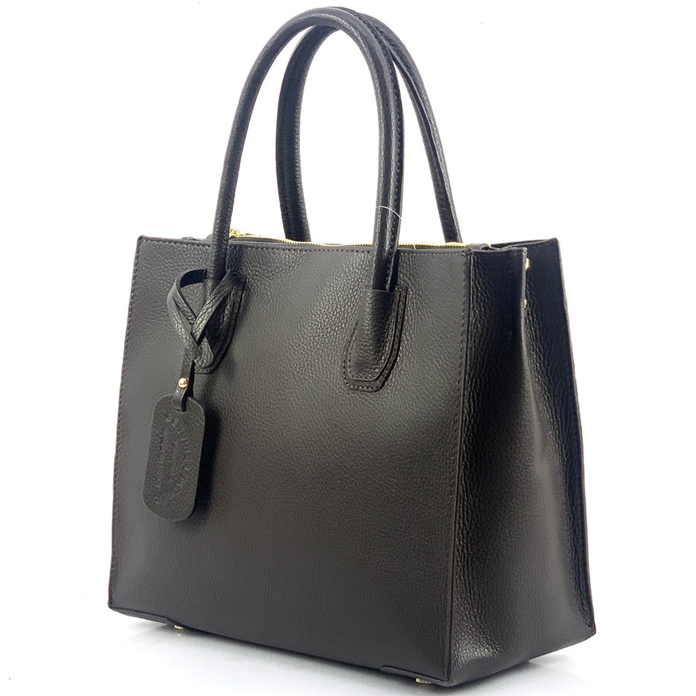 Corinna Leather Tote Bag - Made In Italy