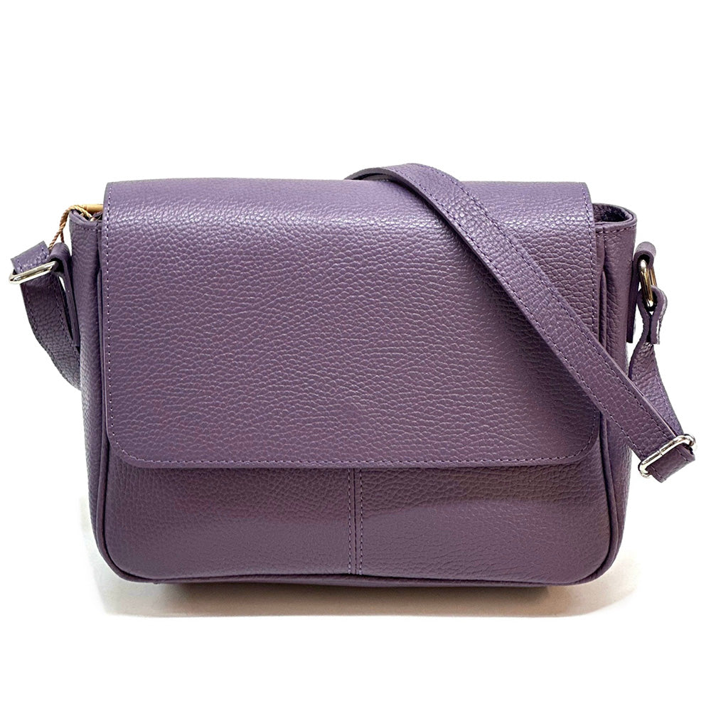 Marilena GM leather Cross-body bag - Made In Italy