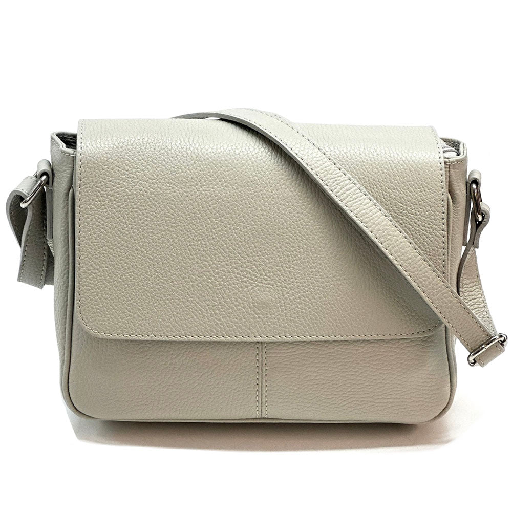 Marilena GM leather Cross-body bag - Made In Italy