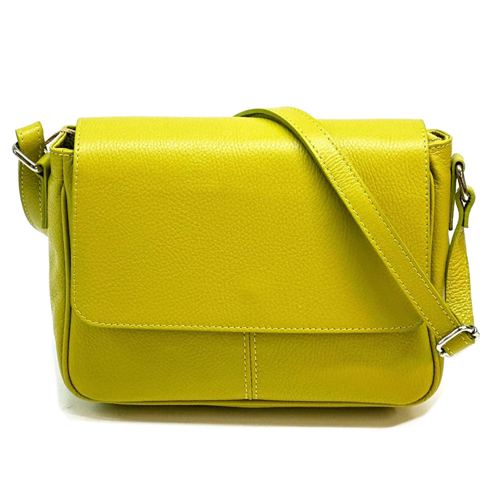 Marilena GM leather Cross-body bag - Made In Italy
