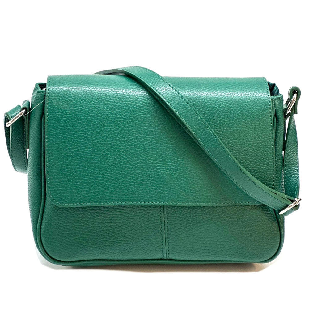 Marilena GM leather Cross-body bag - Made In Italy