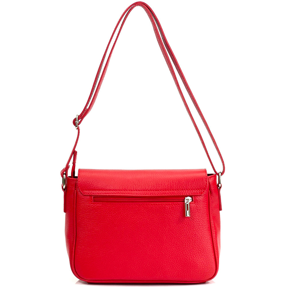 Marilena GM leather Cross-body bag - Made In Italy