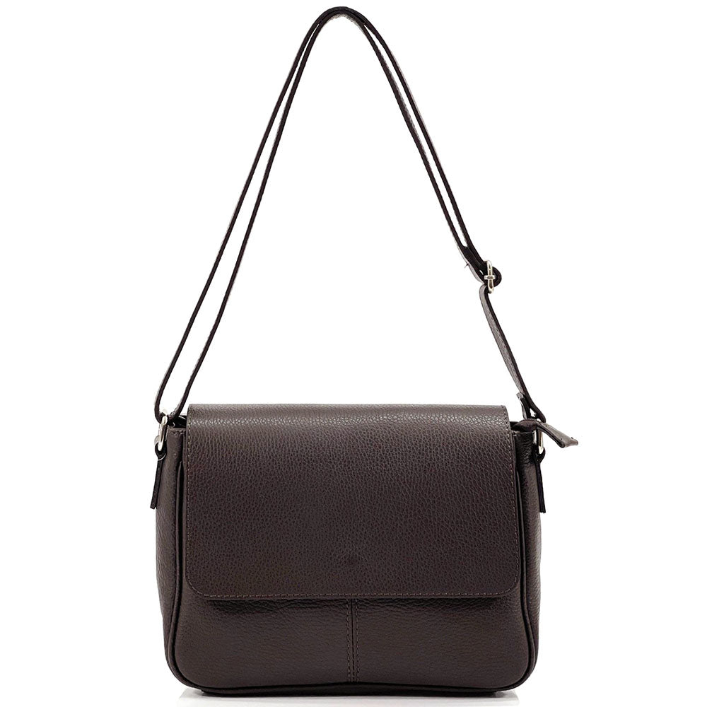 Marilena GM leather Cross-body bag - Made In Italy