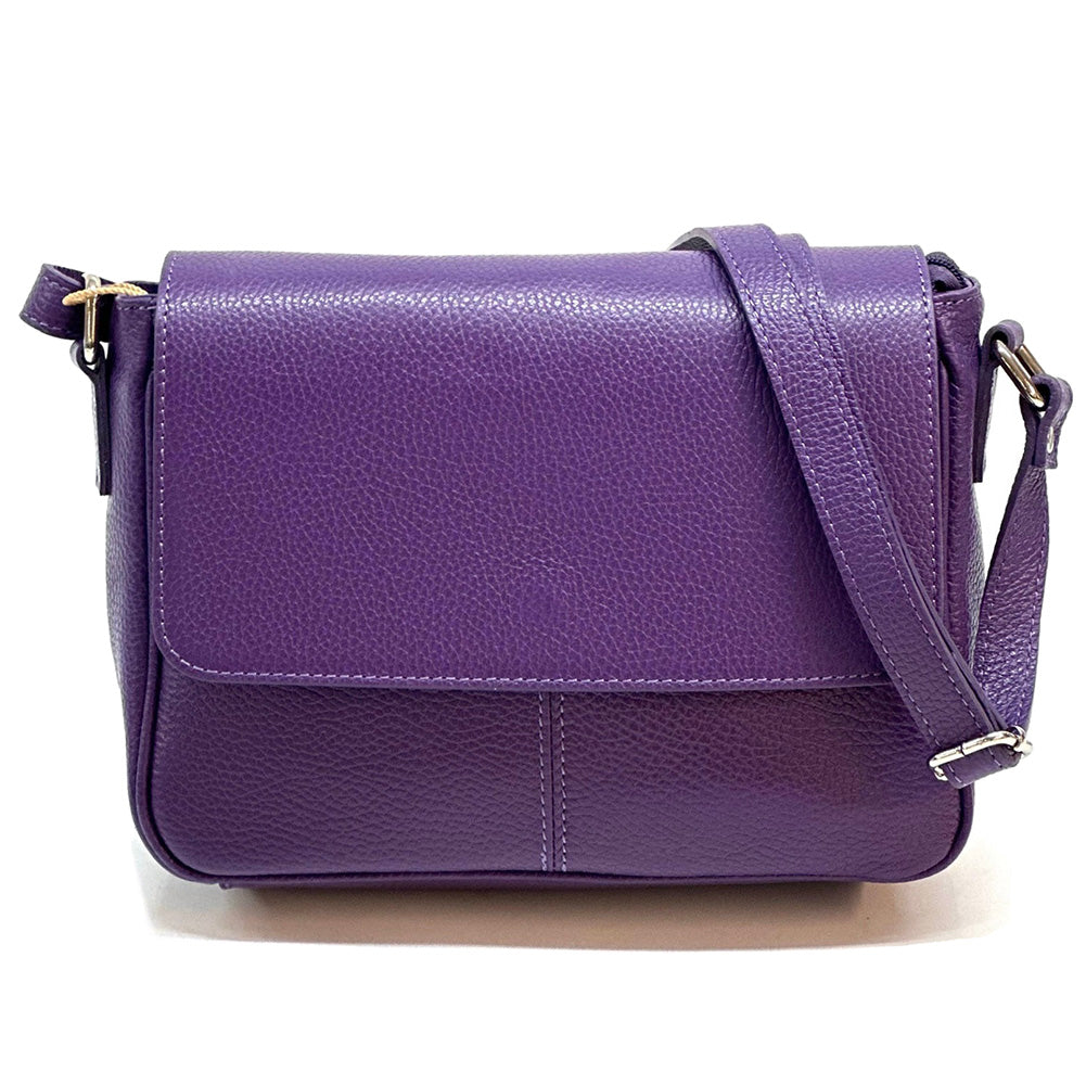 Marilena GM leather Cross-body bag - Made In Italy