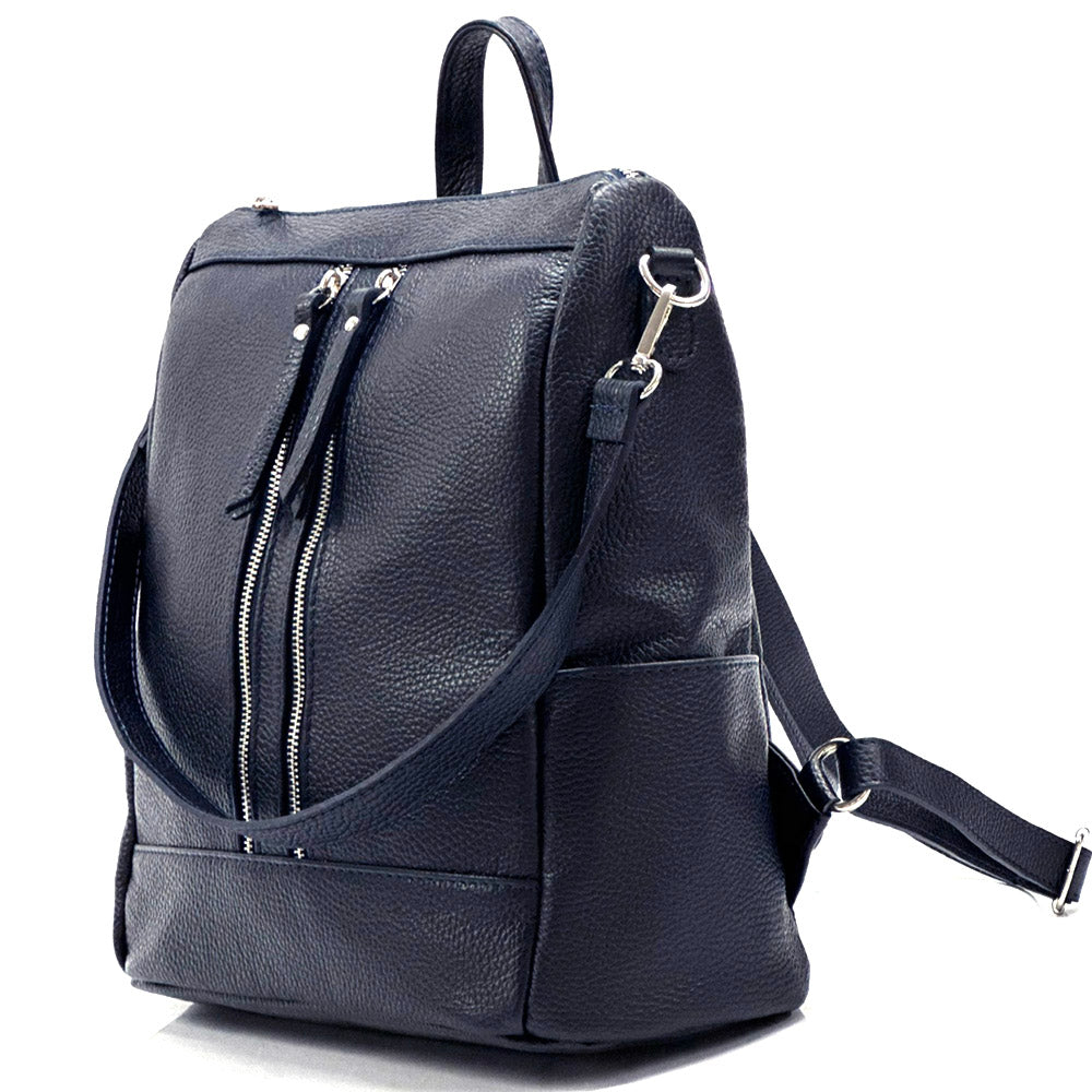 Olivia Italian Leather Backpack - Made In Italy