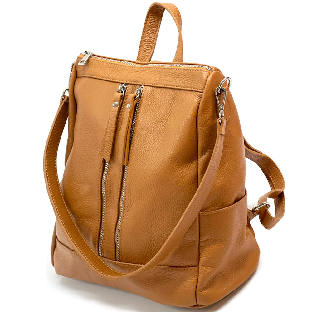 Olivia Italian Leather Backpack - Made In Italy