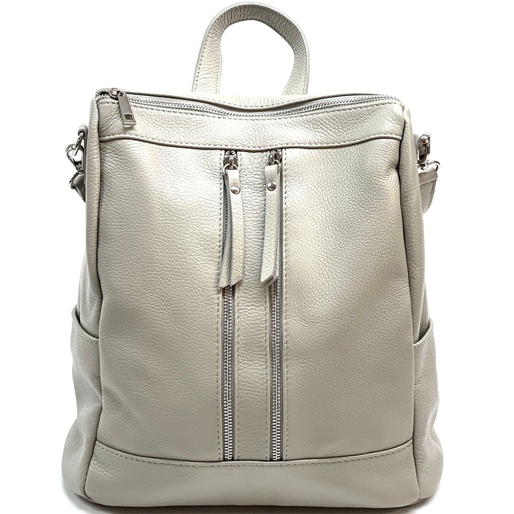 Olivia Italian Leather Backpack - Made In Italy