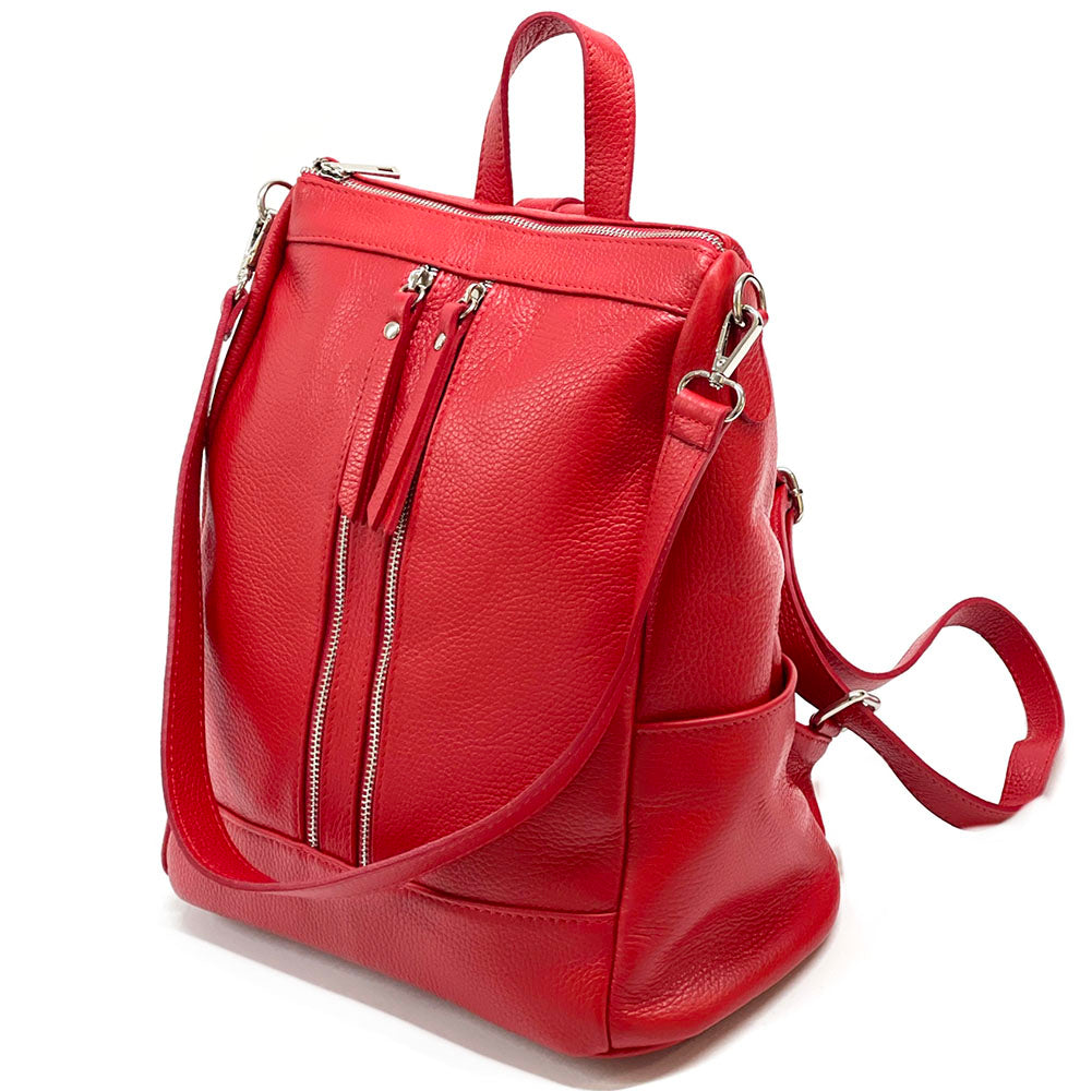 Olivia Italian Leather Backpack - Made In Italy