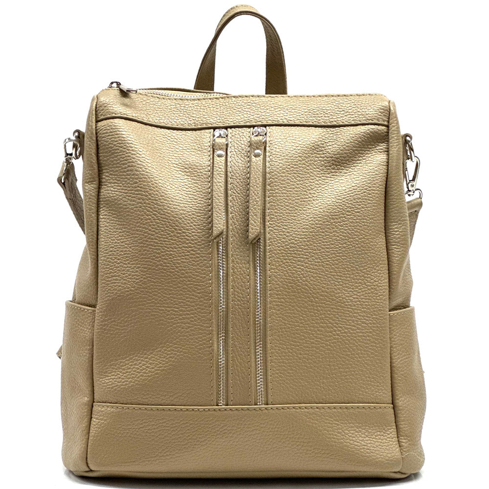 Olivia Italian Leather Backpack - Made In Italy