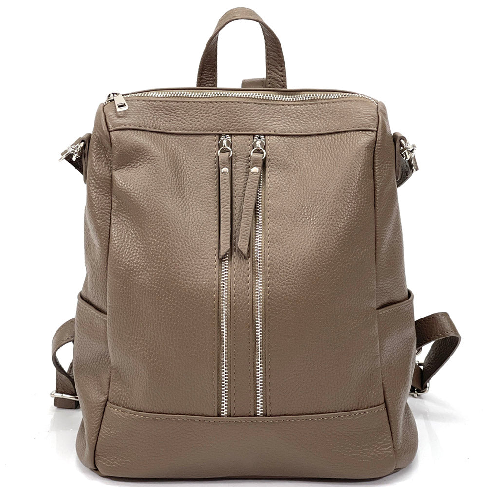 Olivia Italian Leather Backpack - Made In Italy