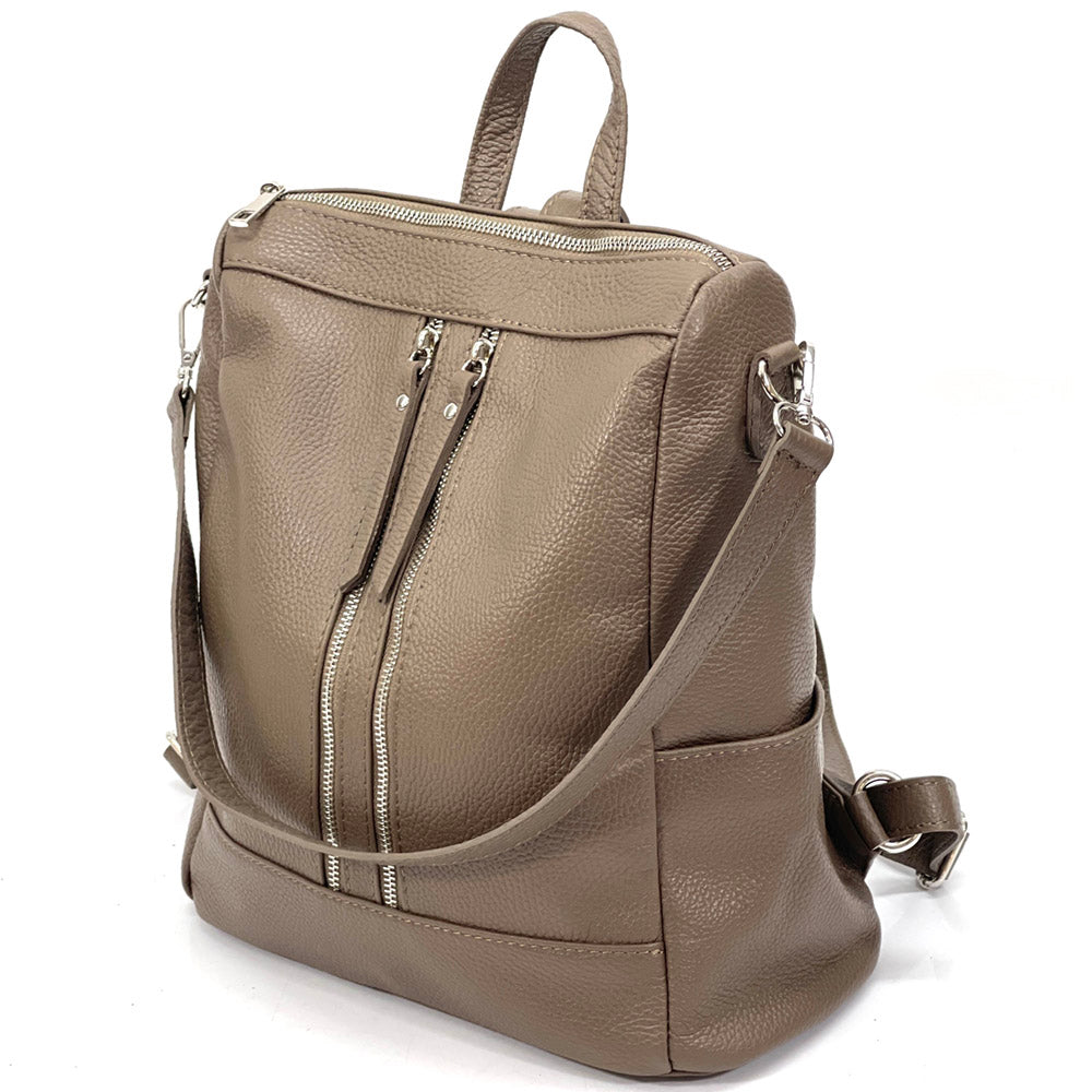 Olivia Italian Leather Backpack - Made In Italy