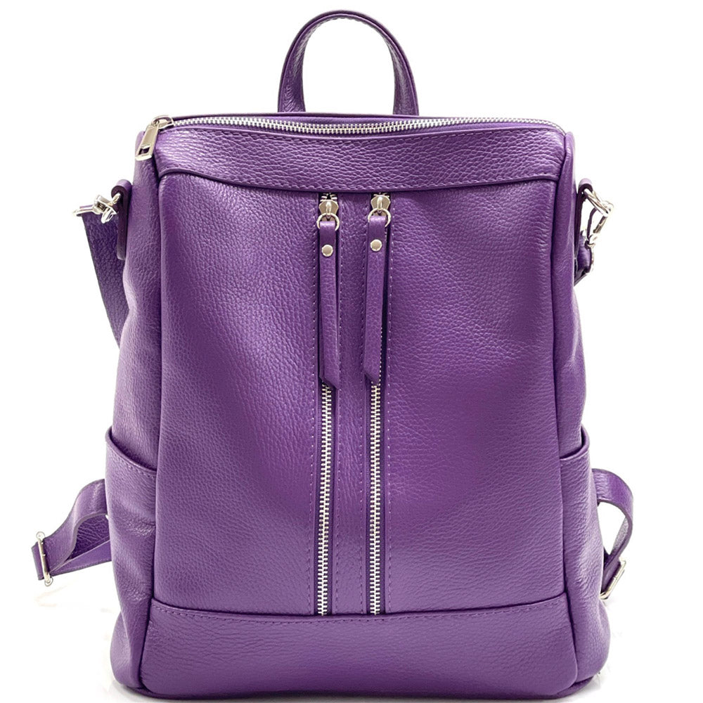 Olivia Italian Leather Backpack - Made In Italy