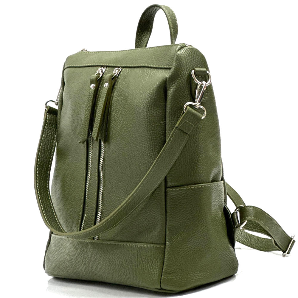 Olivia Italian Leather Backpack - Made In Italy