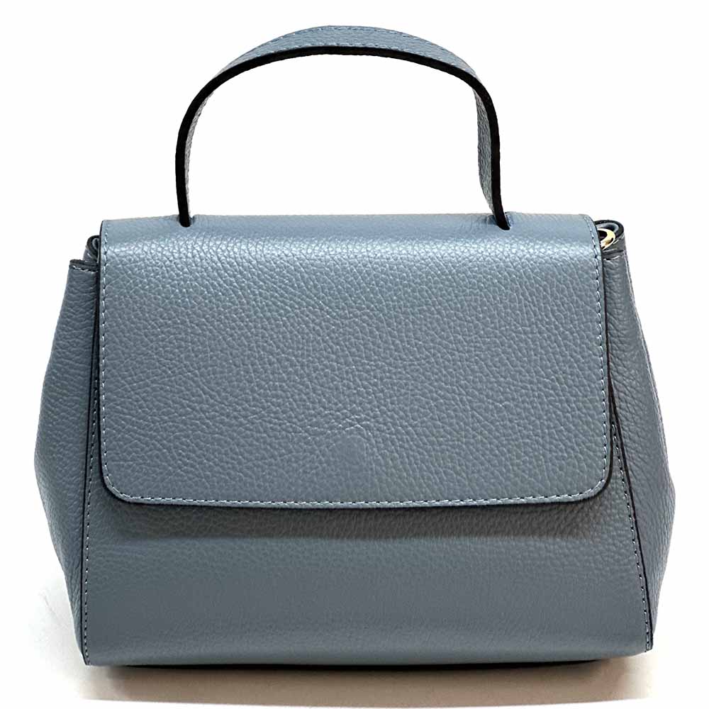 Gaia Leather Handbag - Made In Italy
