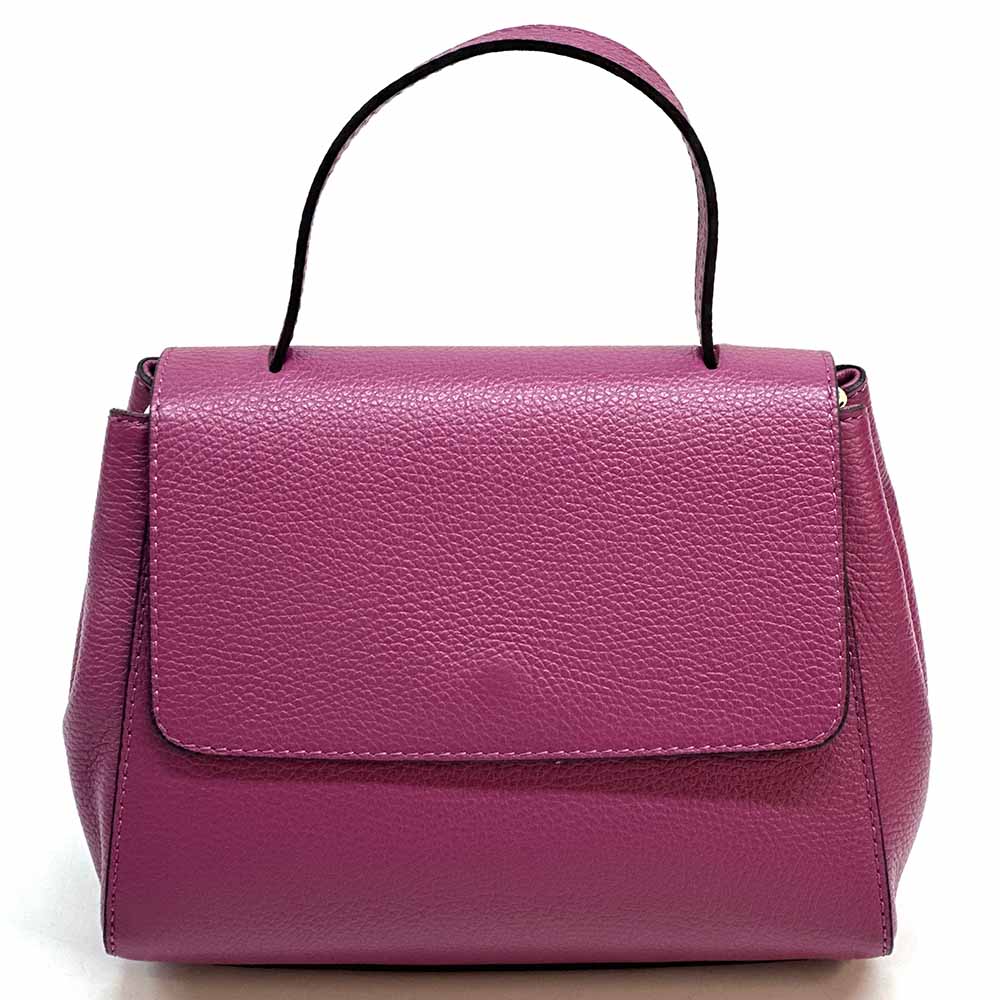 Gaia Leather Handbag - Made In Italy