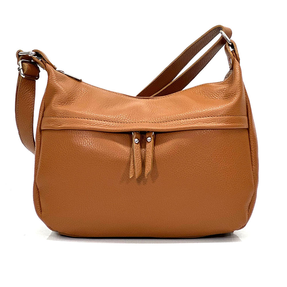 Delizia Leather Shoulder Bag - Made In Italy