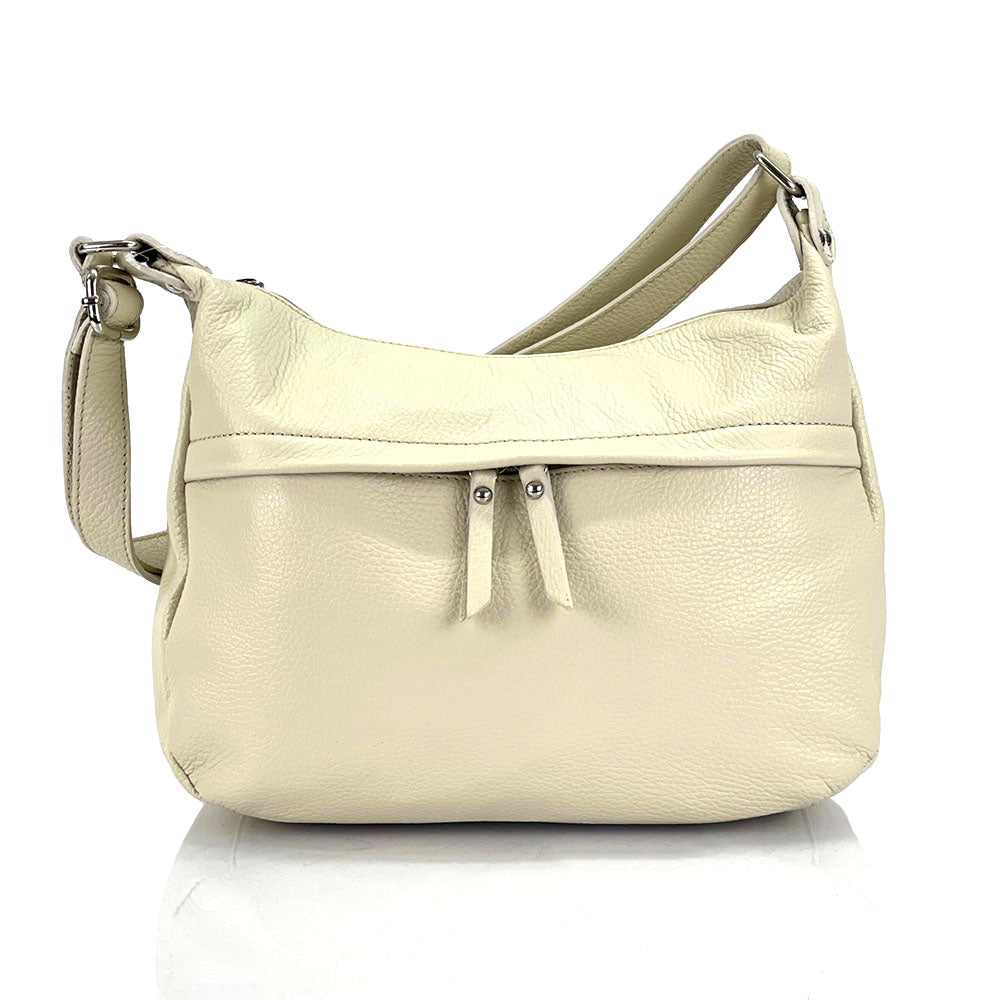 Delizia Leather Shoulder Bag - Made In Italy