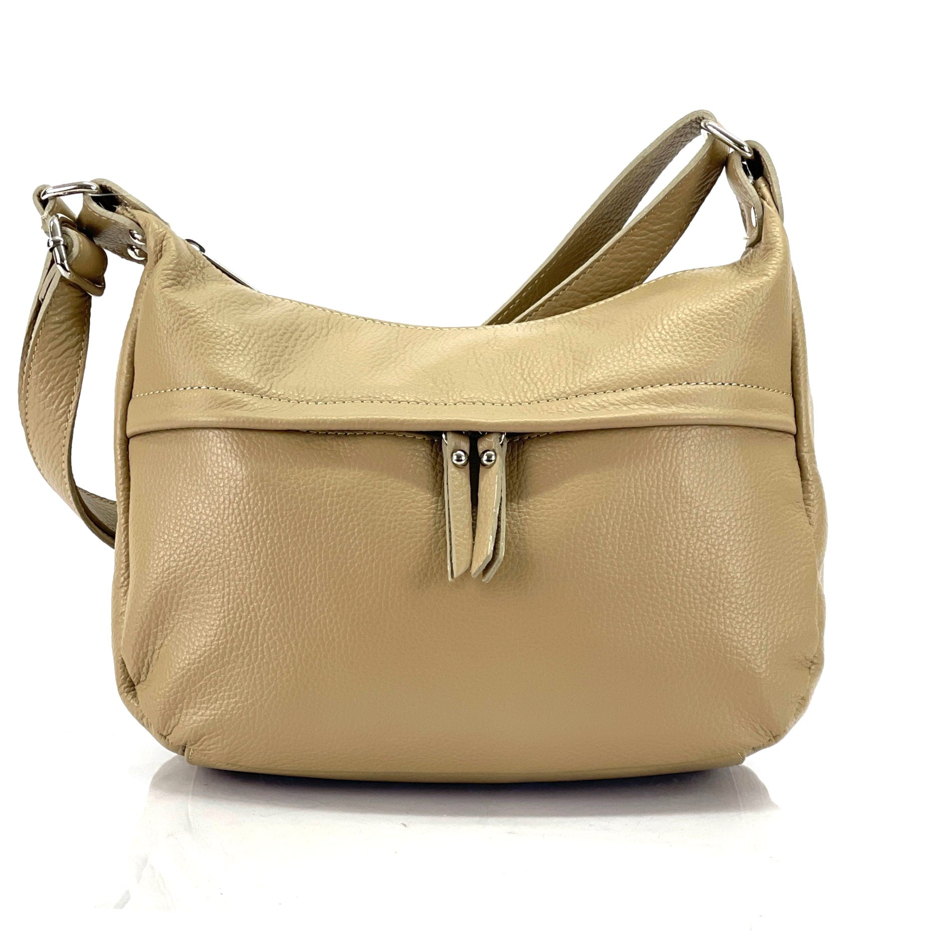 Delizia Leather Shoulder Bag - Made In Italy