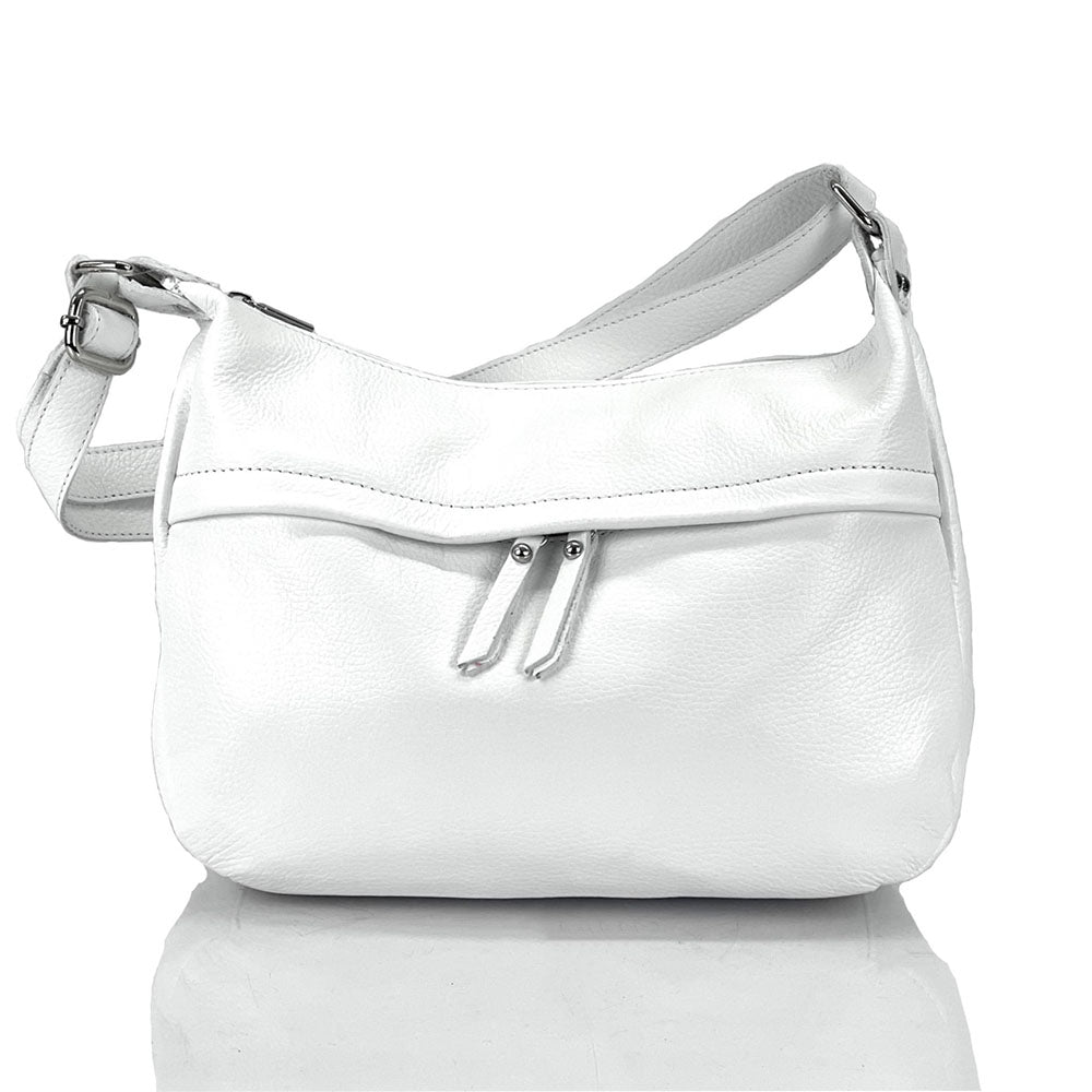 Delizia Leather Shoulder Bag - Made In Italy
