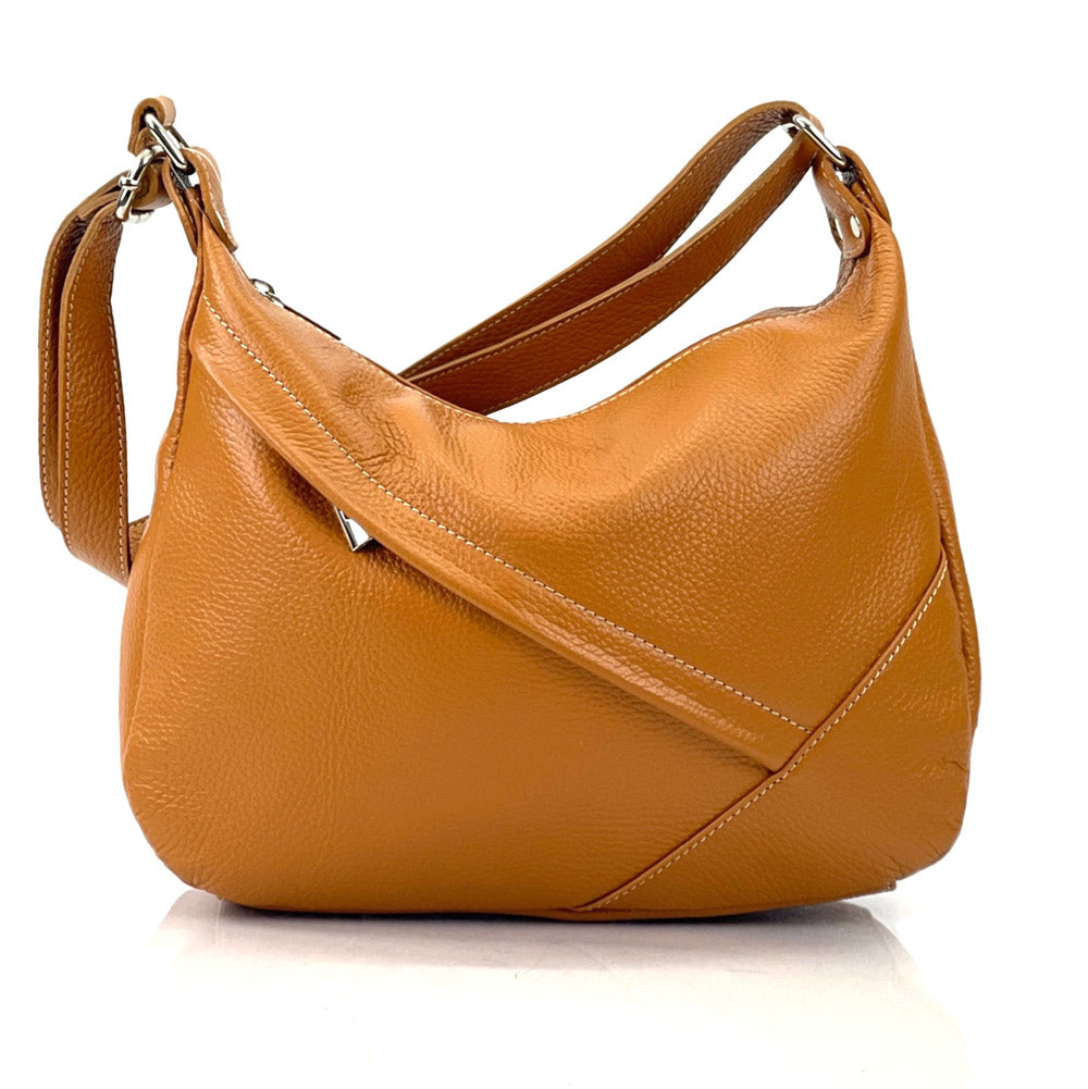 Giada Leather Shoulder Bag - Made In Italy