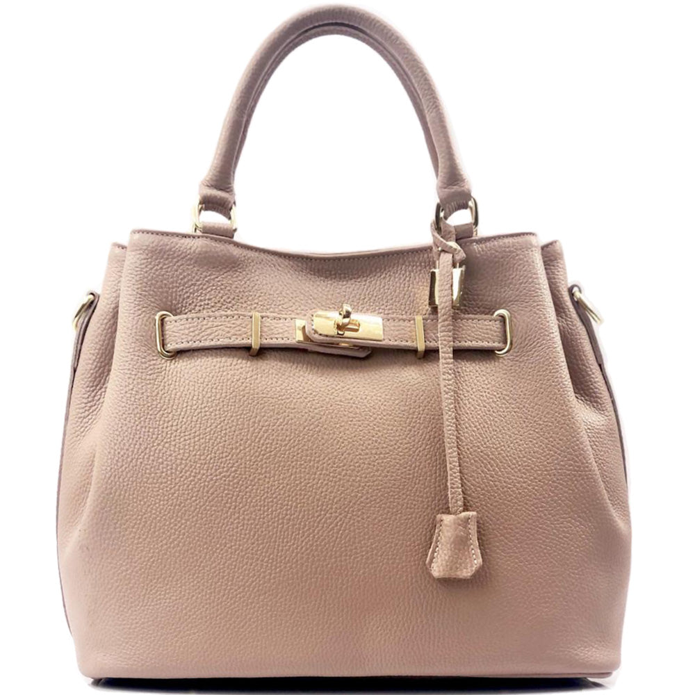 Radiance cow leather Handbag - Made In Italy