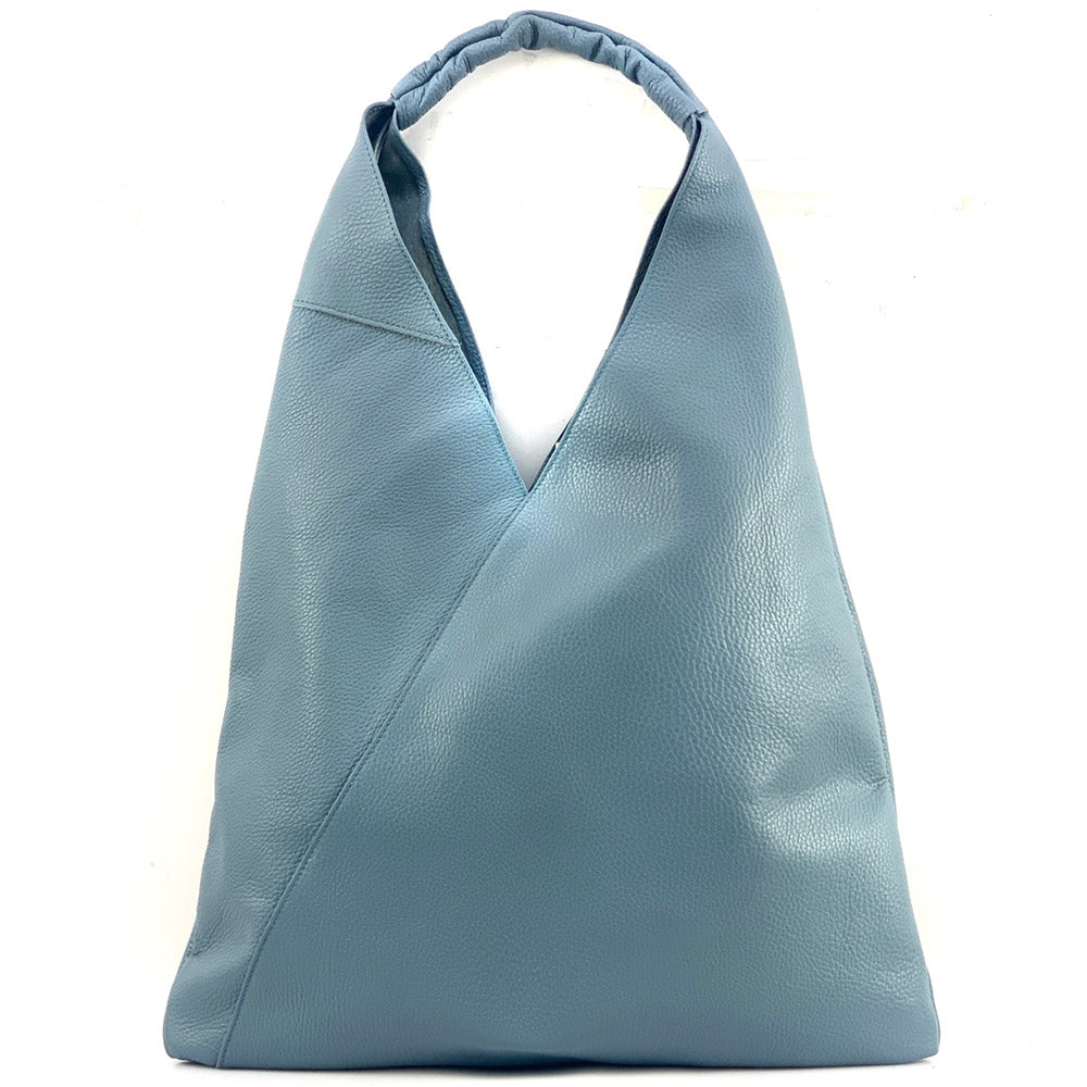 Vincenza Leather Triangle Bag - Made In Italy