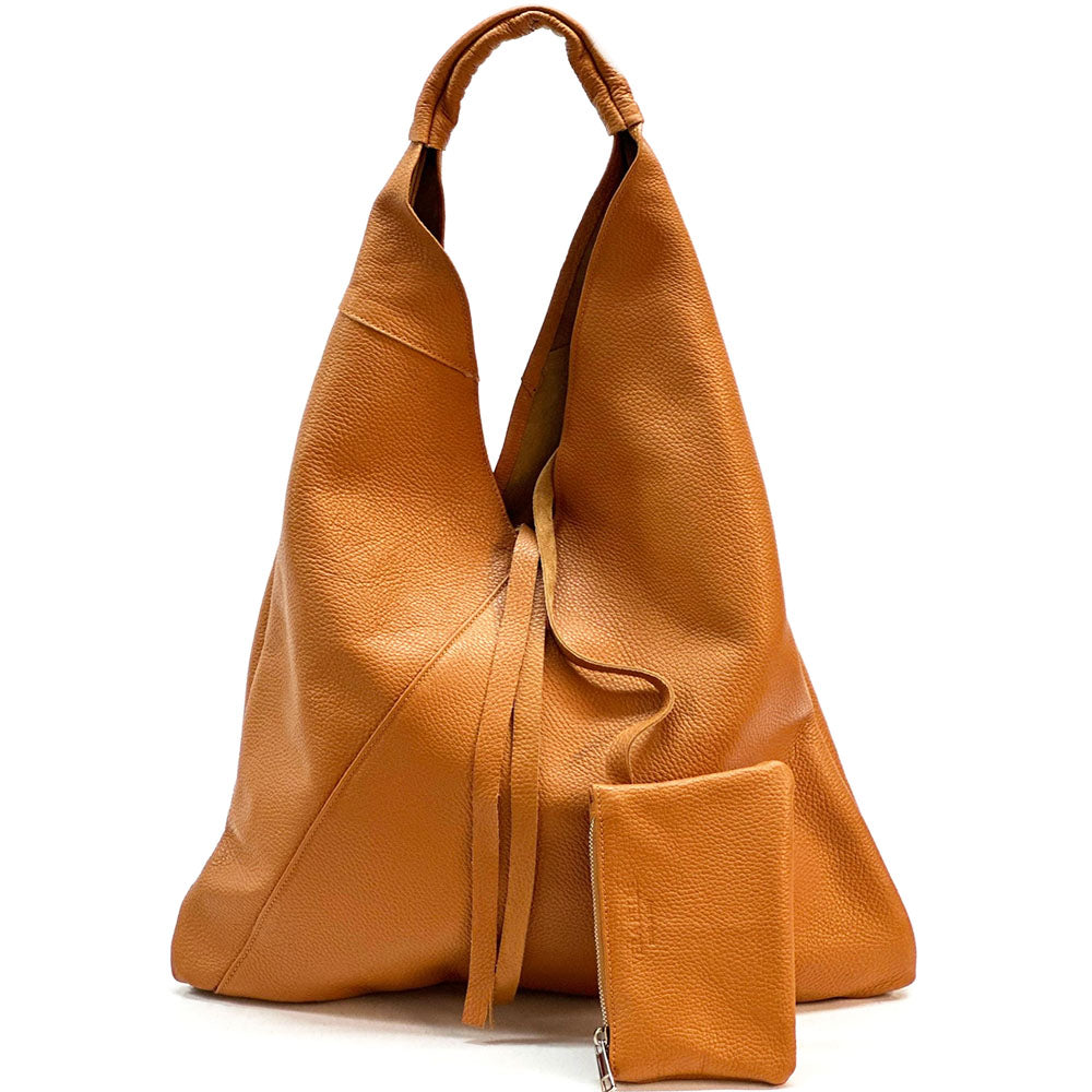 Vincenza Leather Triangle Bag - Made In Italy