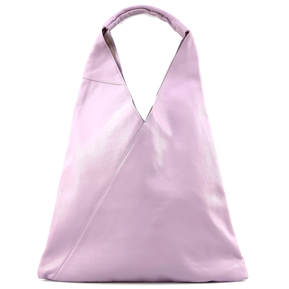 Vincenza Leather Triangle Bag - Made In Italy