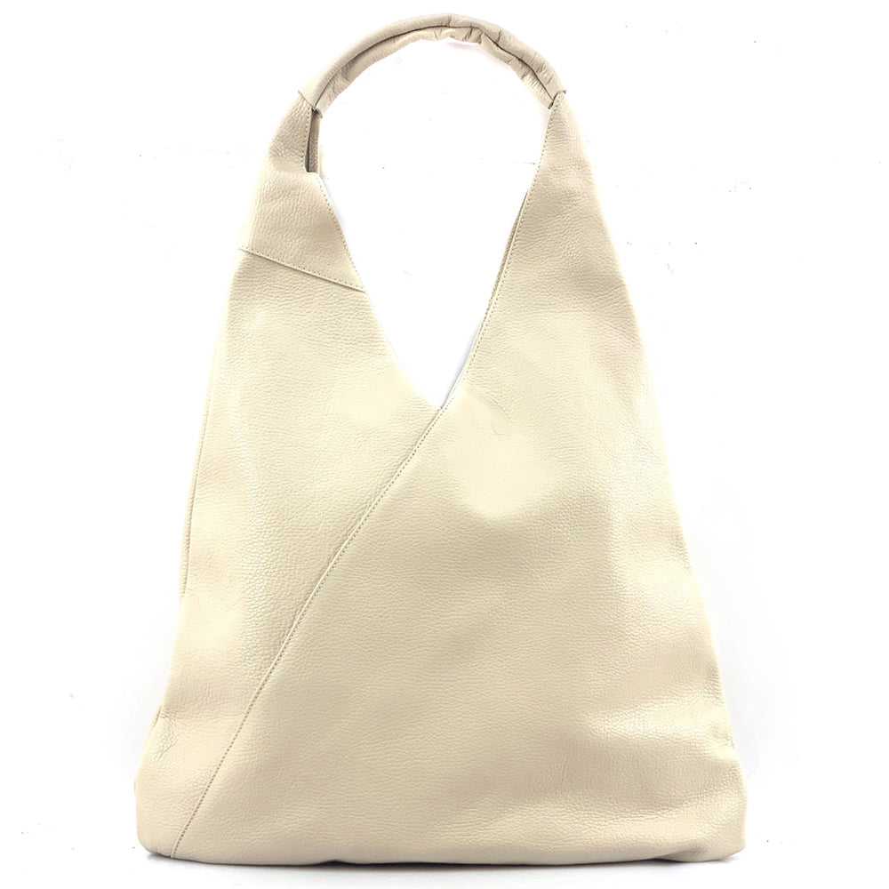 Vincenza Leather Triangle Bag - Made In Italy