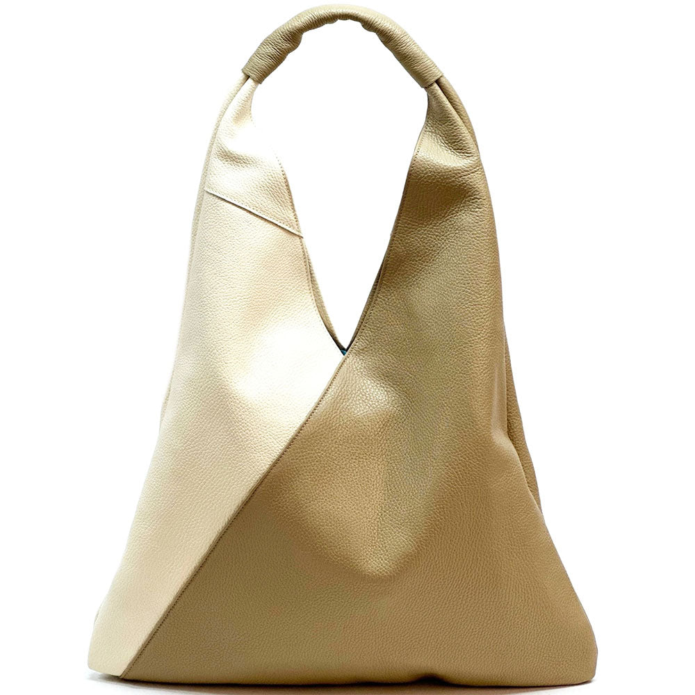 Vincenza Leather Triangle Bag - Made In Italy