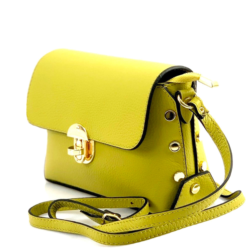 Malak Italian Genuine Leather Crossbody and Clutch Bag - Made In Italy
