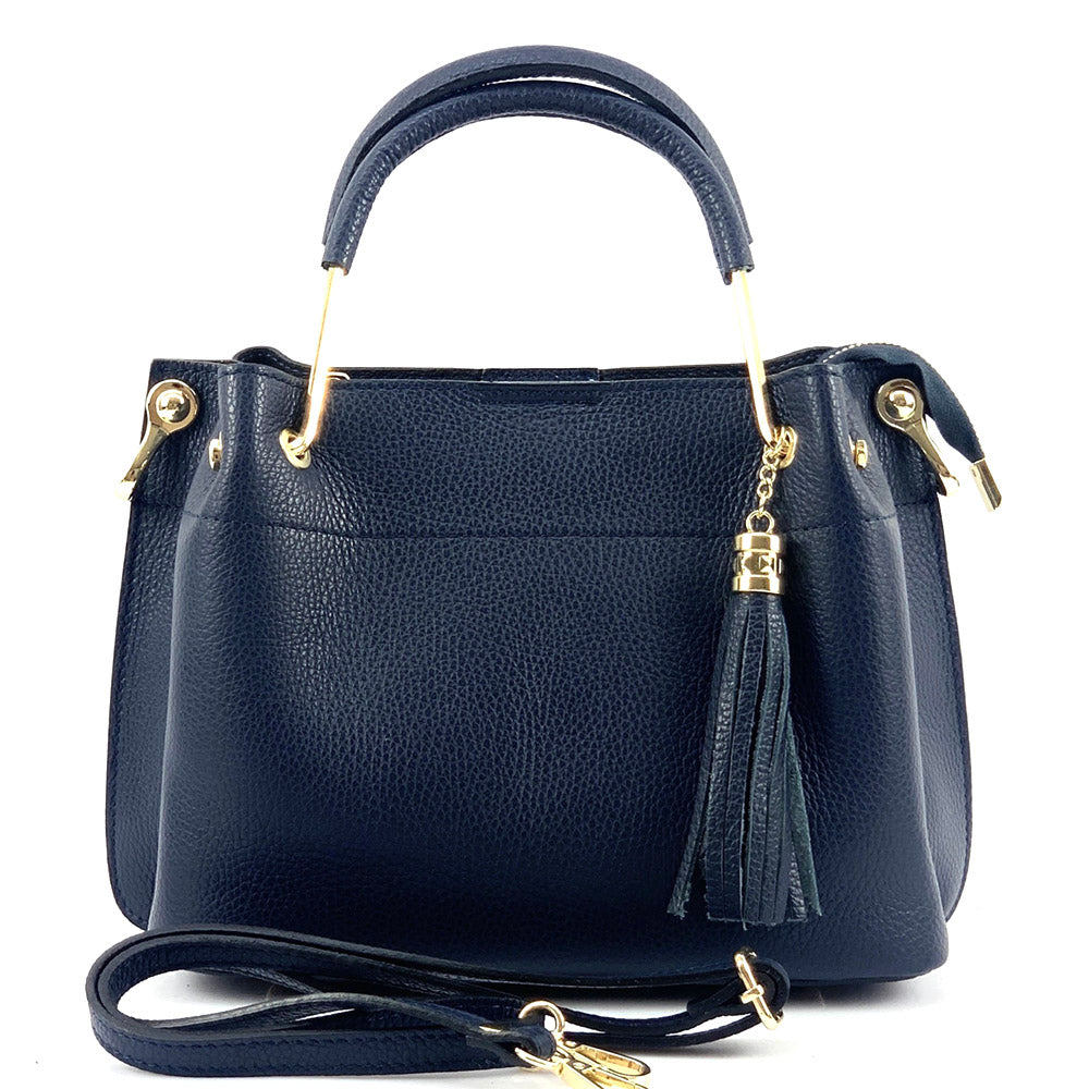 Lorena Leather Handbag - Made In Italy
