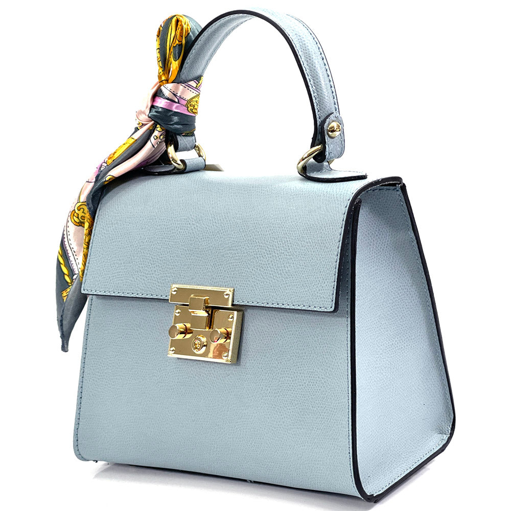 Bella Mini Tote small leather handbag - Made In Italy