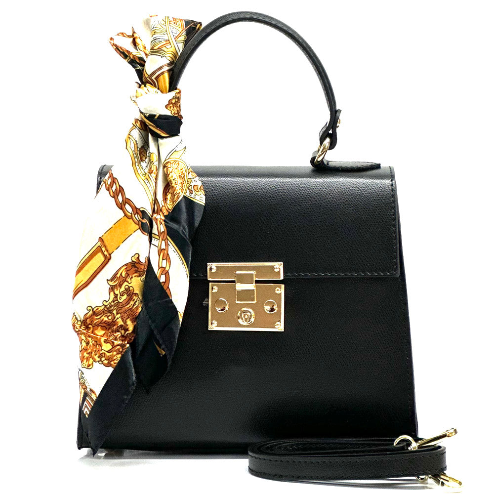 Bella Mini Tote small leather handbag - Made In Italy