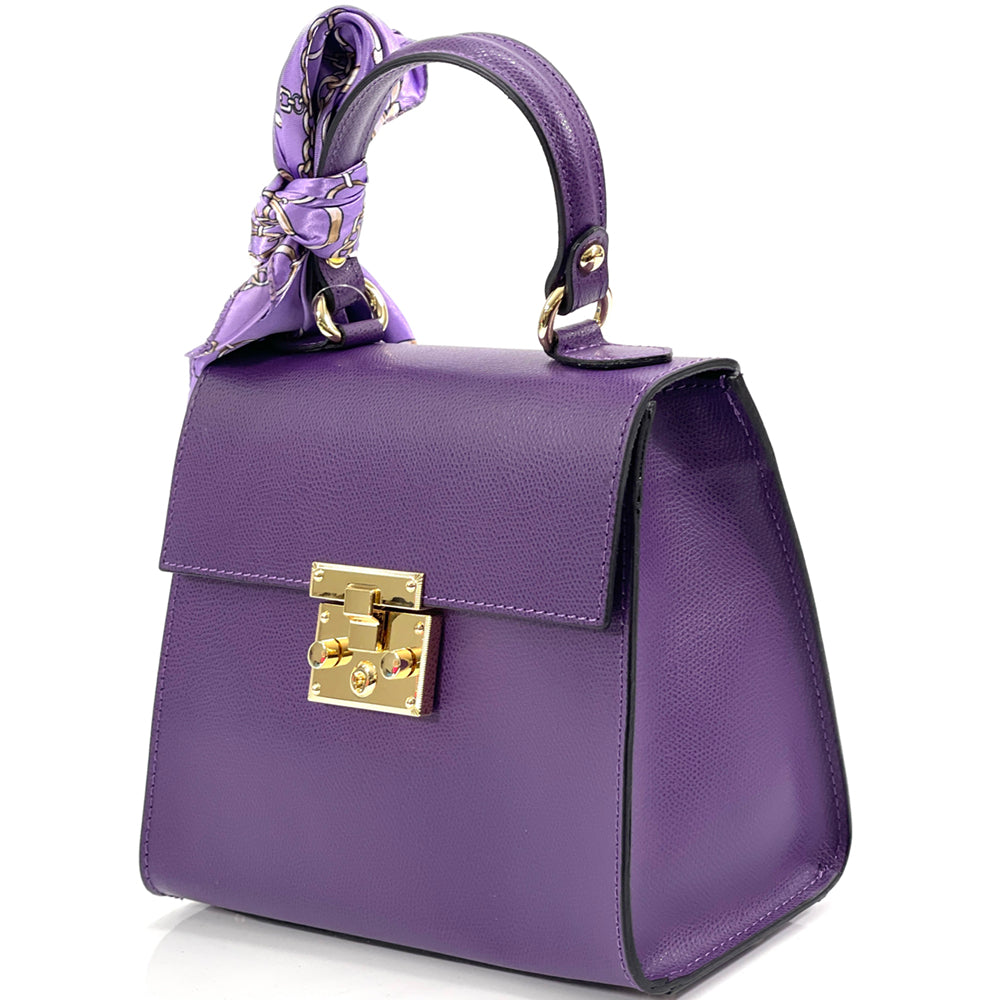 Bella Mini Tote small leather handbag - Made In Italy