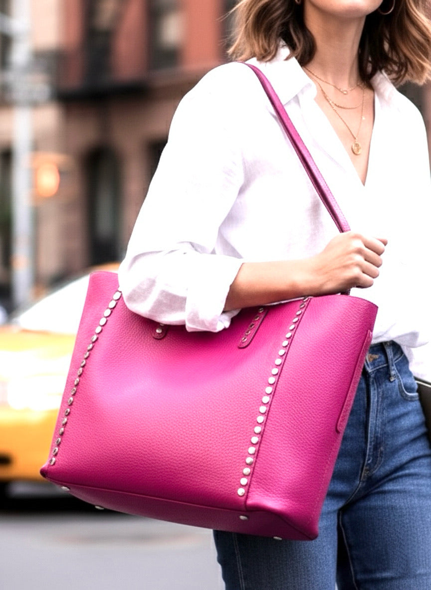 Sestola Italian Handmade Cow Leather Tote Bag - Made In Italy