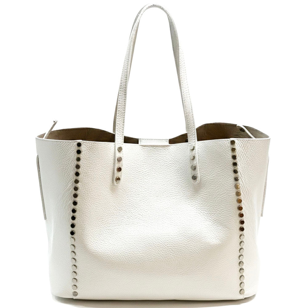 Sestola Italian Handmade Cow Leather Tote Bag - Made In Italy