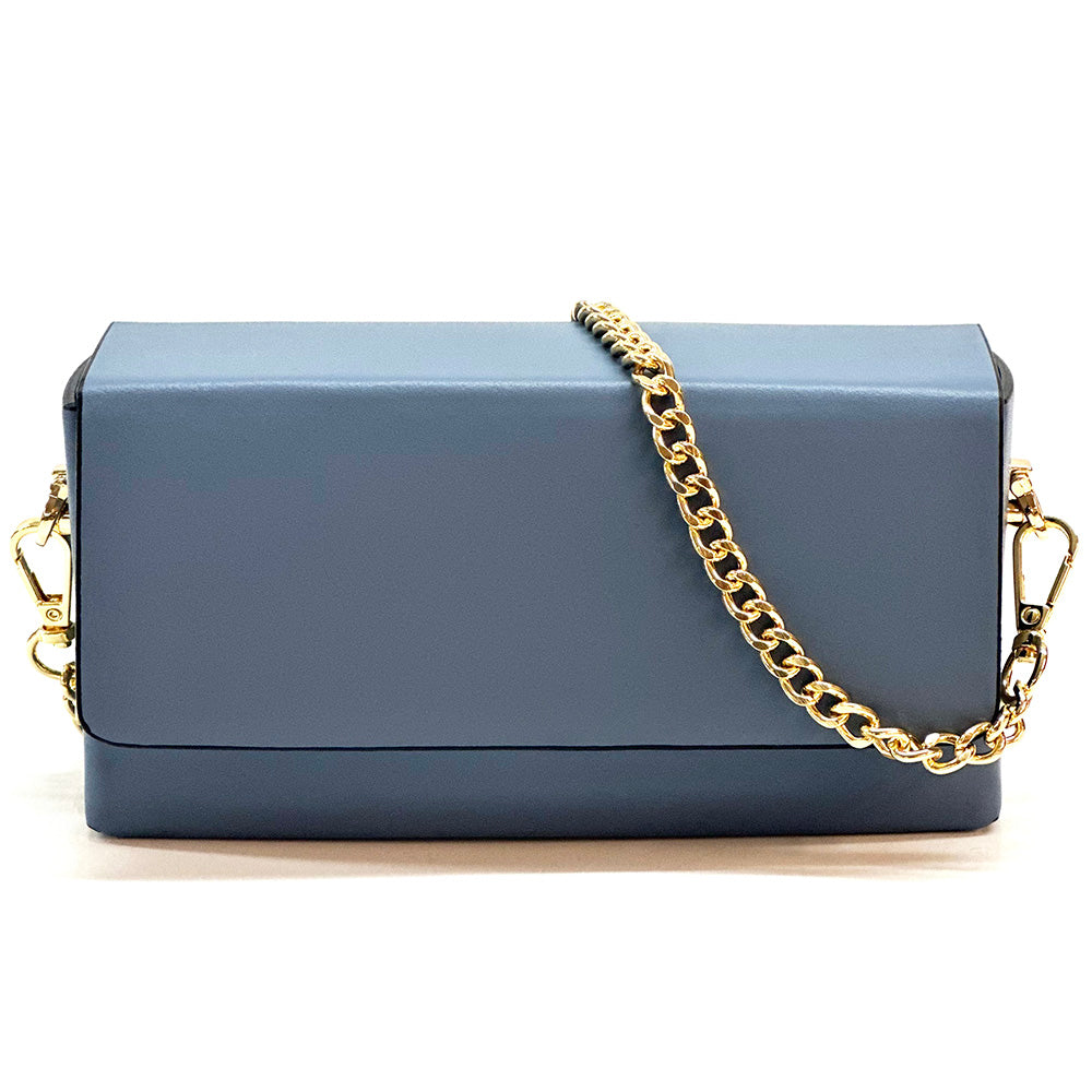 Evelysa Leather Mini Shoulder Bag - Made in Italy