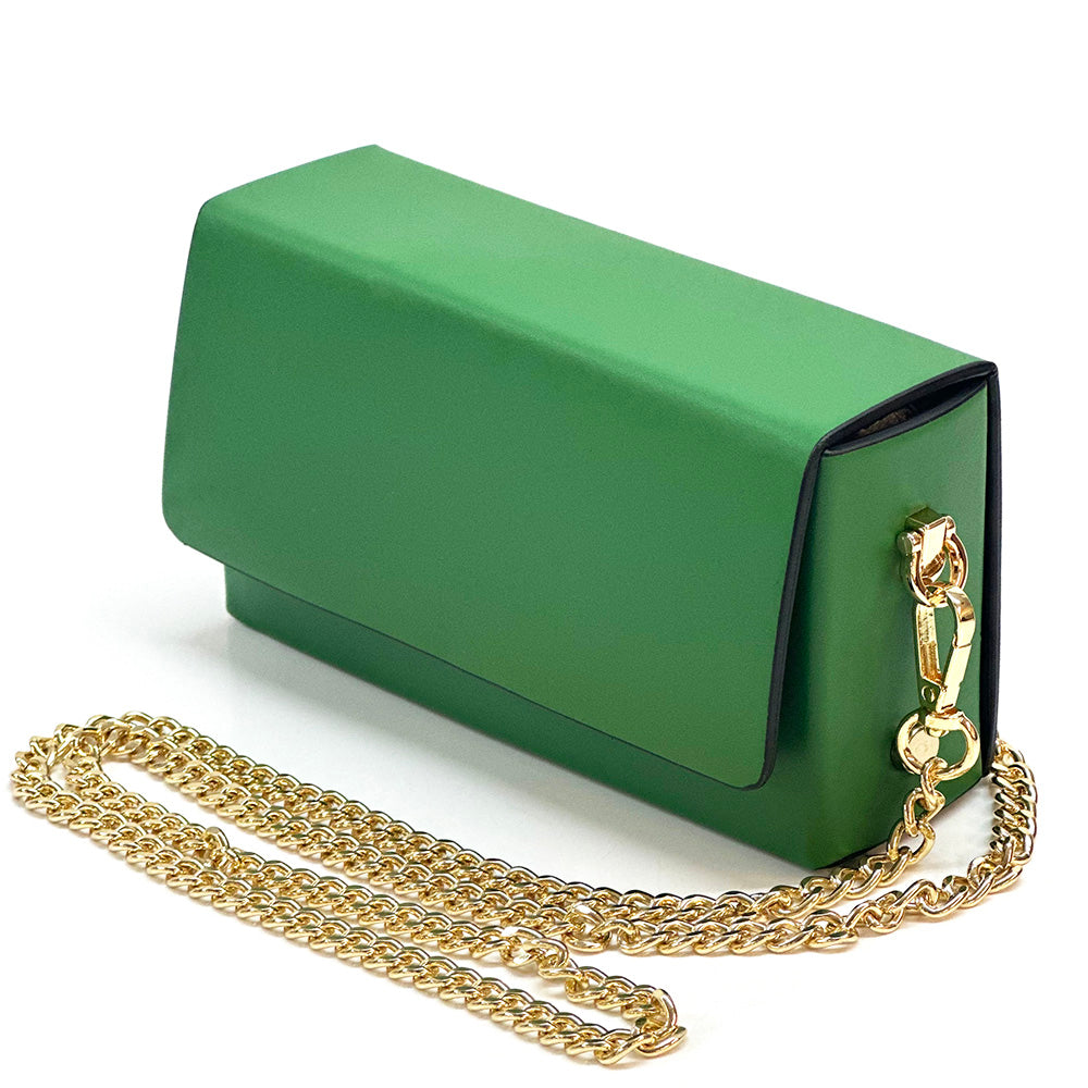Evelysa Leather Mini Shoulder Bag - Made in Italy