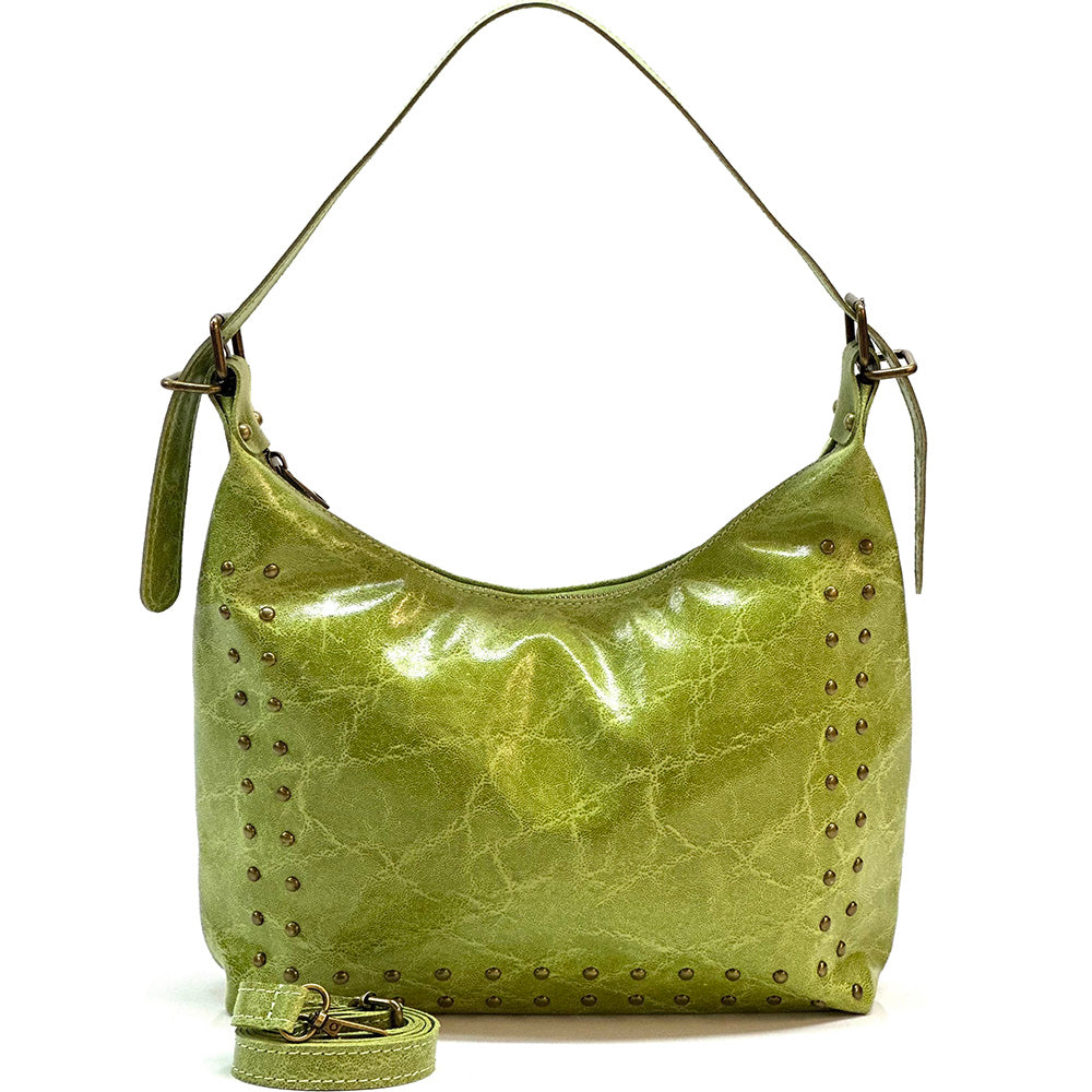 Riviera Leather Shoulder Bag - Made In Italy